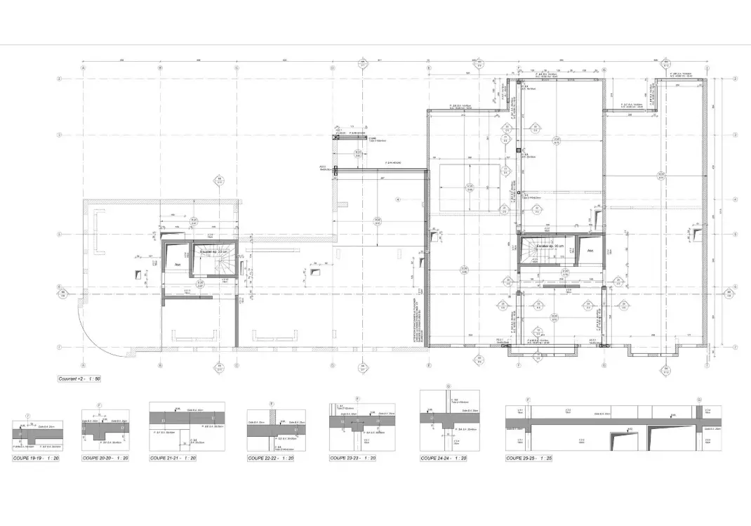 Plan de stabilité, coffrage, modélisation 3D